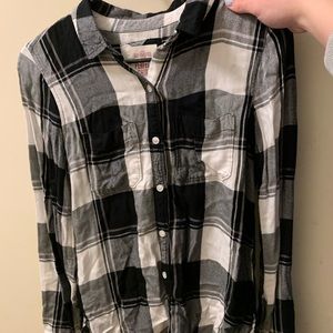 Black and white flannel